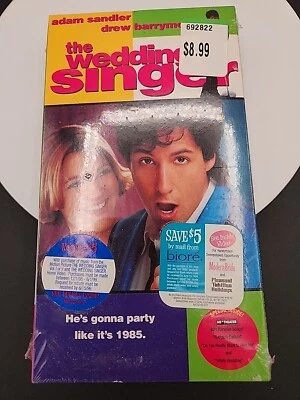 The Wedding Singer VHS Video NEW Factory Sealed Adam Sadler Drew Barrymore - Image 1 of 4