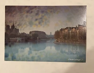 (The) La Seine et I’lle De La Cité Francisco Hidalgo Postcard Agep France Vtg. - Picture 1 of 11