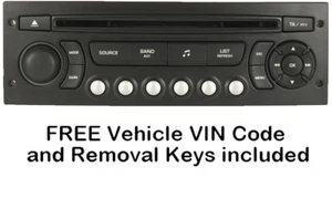 REFURBISHED FIAT SCUDO EXPERT 2007-11 RD4 CD Radio + DEALER LEVEL PROGRAMMING - Picture 1 of 1