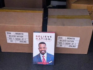 *Lot of 44x* BELIEVE NATION The Belief of a Nation David Imonitie Hardcover Book - Picture 1 of 6