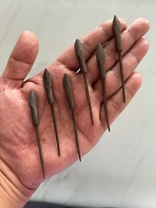 Vintage Handarbeit Eisen Pfeilspitze Krieg Jagd Werkzeug Indianer Herkunft - Bild 1 von 12