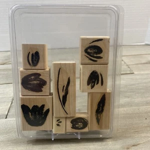 Stampin Up! Terrific Tulips Set of 9 Mounted EUC - Picture 1 of 2