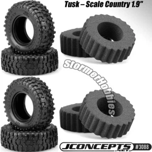 Set of 4 Jconcepts 3088-02 Tusk -Scale Country 1.9" (3.93" OD) Green Compound - Picture 1 of 3