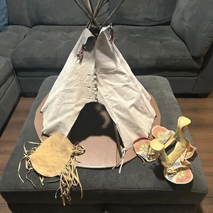 American Girl Doll Kaya Teepee Accessories READ - Picture 1 of 12
