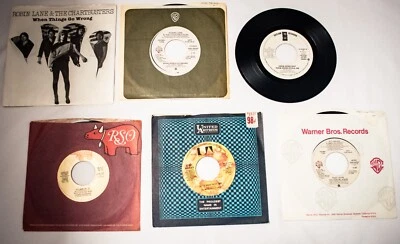 Pop Rock Lot of 5 -45s Robin Lane & Chartbusters Linda Ronstadt Gerry Rafferty Foto 1 de 4