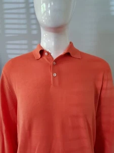 BROOKS BROTHERS Mens L  Performance Polo Shirt Long Sleeve  A3* - Picture 1 of 6