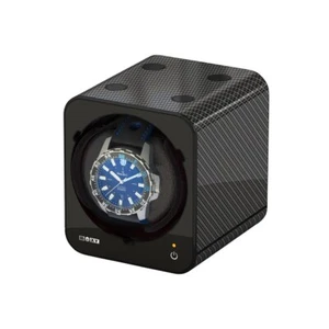 Caja enrolladora de reloj de carbono Boxy Fancy Brick para un reloj combinable con adaptador - Imagen 1 de 3