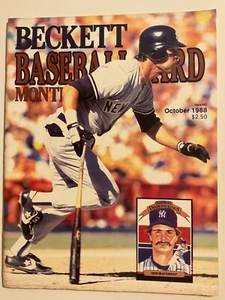 BECKETT BÉISBOL MENSUAL OCTUBRE 1988 #43 DON MATTINGLY CASI NUEVO CUBIERTA - Imagen 1 de 2