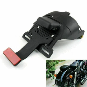 Fender Mount License Plate Brake Light For Sportster XL 883 1200 48 2004-2014 SL - Picture 1 of 6