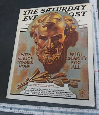 The Saturday Evening Post, February 1976 Magazine, Abraham Lincoln On The Cover - Image 1 of 4