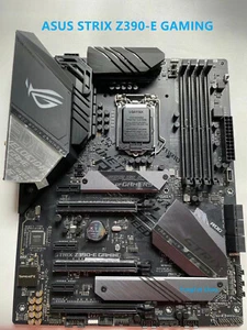 ASUS Desktop Motherboard ROG STRIX Z390-E GAMING LGA 1151 Intel ATX USB3.1 DDR4 - Picture 1 of 5