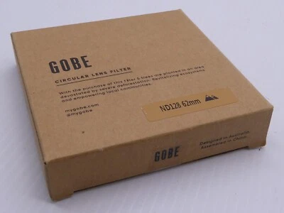 Gobe Circular Lens Filter ND128 62mm new in box neutral density - Image 1 of 3