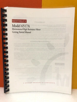 Keithley Model 6517A Electrometer/High Resistance Meter Getting Started Manual - Image 1 of 2