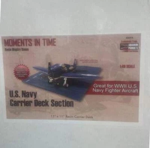 1:48 SCALE U.S. NAVY CARRIER DECK SECTION WW II FOR USE WITH NAVAL AIRCRAFT. NEW - Picture 1 of 5