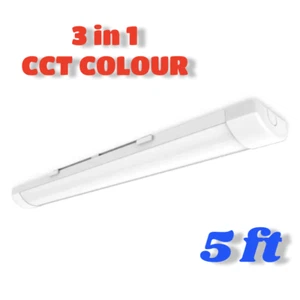 LED Batten Lights Tube Lights Garage Werkstatt Büro LED 5 Fuß - Bild 1 von 8