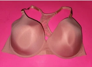 Women's XOXO Peach Racerback Lace Lightly-Lined Size 42D - Picture 1 of 5
