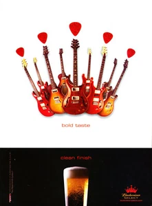 BUDWEISER BEER AD #74 RARE 2006 OUT OF PRINT FOR COLLECTORS ~ - Bild 1 von 2
