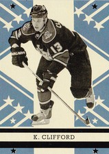 11-12 OPC Kyle Clifford Retro Blank Back O-Pee-Chee LA Kings 2011 Blankback