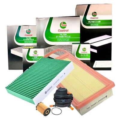 Castrol Kit Tagliando 4 Filtri Ford Fiesta V 1.4 TDCi - Immagine 1 di 4