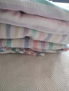 Flanalette Single Bed Flat Sheet - Picture 1 of 2