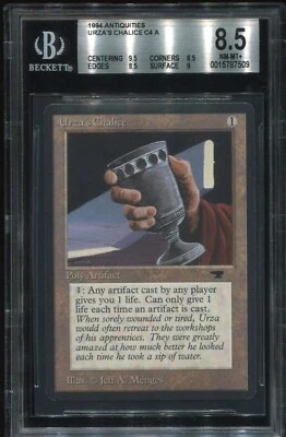 Urza's Chalice , Antiquities,  BGS 8.5 Quad++  Graded MTG magic #4084 - Image 1 of 2