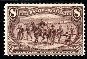 USAstamps Unused FVF US 1898 Trans-Mississippi Scott 289 OG MNH SCV $400 - Picture 1 of 2