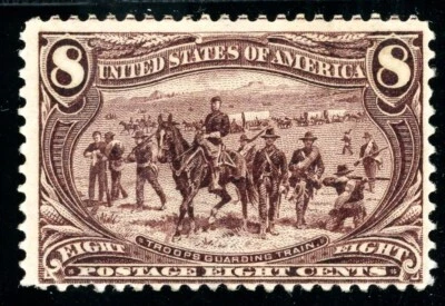 USAstamps Unused FVF US 1898 Trans-Mississippi Scott 289 OG MNH SCV $400 - Image 1 of 2