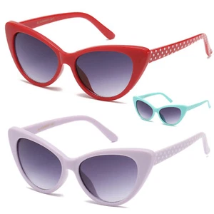 Girls Fashion Cat Eye Kids Sunglasses Retro Vintage Style Uv 400 Glasses AGE 3-8 - Picture 1 of 15
