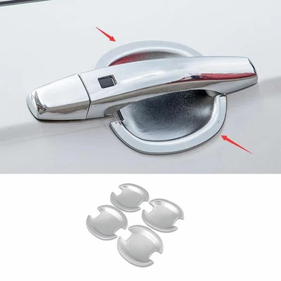 Cubierta exterior de tazón de puerta exterior cromada ABS para Volkswagen Jetta 2012-2018 Foto 1 de 4