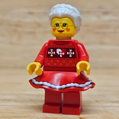 LEGO BAM - Christmas Mrs Santa Claus Minifigure - BRAND NEW - BAM 2025