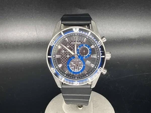 CITIZEN H500-S061083 Solar Men's Watch Black Dial Analog From Japan Used - Picture 1 of 5