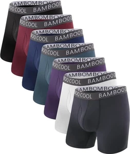 BAMBOO COOL Herren Ultra ComfortSoft Unterwäsche, Small, 13-sortiert (7er Pack)  - Bild 1 von 6