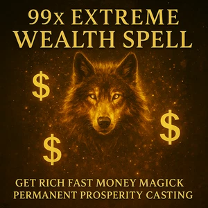 “99x Extreme Wealth – Get Rich Fast Money Magick & Permanent Prosperity Ritual - Picture 1 of 1