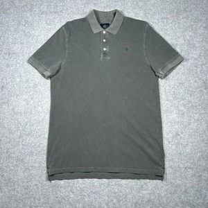 G Star Raw Polo Shirt Men’s size Large Dark Green Golf Preppy Collared Cuffed - Picture 1 of 16