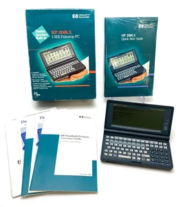 PC PALMTOP HEWLET PACKARD HP 200 LX VINTAGE 1 Mo RAM PORTABLE/MINI/HANDHELD *BOÎTE OUVERTE* - Photo 1 sur 21