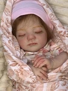 Sweet Newborn Reborn Baby GIRL Doll ALESSIA By Gudrun Legler COMPLETED - Picture 1 of 20
