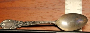 VINTAGE Sterling Löffel 5,1/2" monogrammiert "E.L.A" gepunzt Reed Barton - Bild 1 von 6