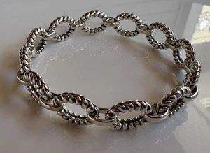 Tiffany Kay Sterling Silver Bangle 8 1/2" - Picture 1 of 7