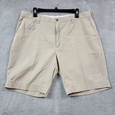 Pantalones Cortos Tommy Bahama Para Hombres 36 Calce Clásico Caqui Frente Plano Elastizados Playa Informales Foto 1 de 4