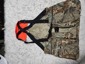 Hunters Specialties Turkey Duck hunting Vest Camo L XL Vintage - Picture 1 of 6