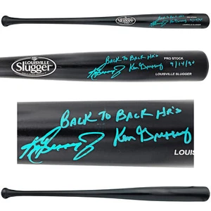 KEN GRIFFEY JR. & SR. BATE BATE BACK TO BACK HR BECKETT 230131 - Imagen 1 de 8