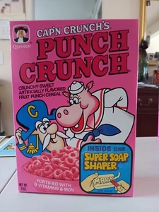 Quaker CAP'N CRUNCH PUNCH CRUNCH (Super Soap Shaper) Cereal BOX. 🌟REPRODUCTION - Picture 1 of 6