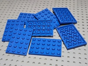 Placa Lego 4x6 [3032] Azul x8 - Imagen 1 de 4