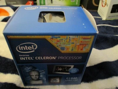 Intel CPU processor G1840 Celeron LGA1150 with original packaging Heatsink Fan  - Image 1 of 4