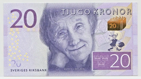 Sweden UNC Note 20 Kronor ND 2015 P-69 Cover