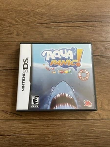 RARE ORIGINAL🔥Aqua Panic (Nintendo DS) XL 2DS 3DS w/Case & MANUAL  Authentic - Picture 1 of 10