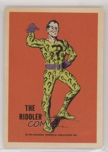 1974 Wonder Bread DC Heroes/Warner Bros Cartoons Riddler The 0ry1