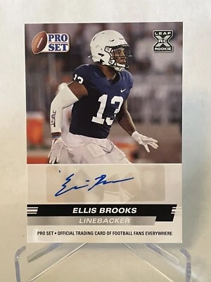 Ellis Brooks 2022 Pro Set #PSA-EB1 Auto-Penn State/Green Bay NFL RC - Image 1 of 2