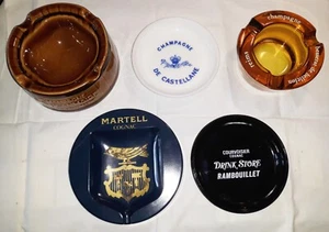 5  Cendriers/Coupelles publicitaires  COGNAC,CHAMPAGNE   705/ 33 - Imagen 1 de 8