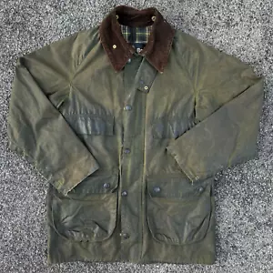 Barbour Bedale Vintage 2 Crest Herren Größe 34 gewachst 4 Taschen - Bild 1 von 20